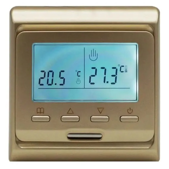 Терморегулятор In-Therm E51.716 цвет золото програмируемый -1